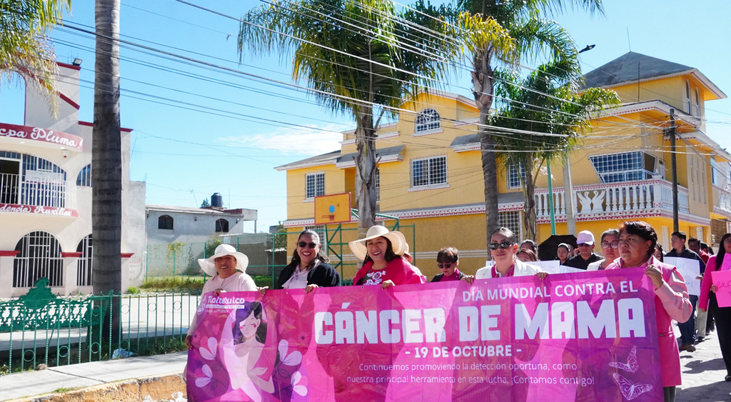 Presidenta Rocío Meléndez Pluma impulsar acciones de prevención del Cáncer de Mama en el marco del mes rosa