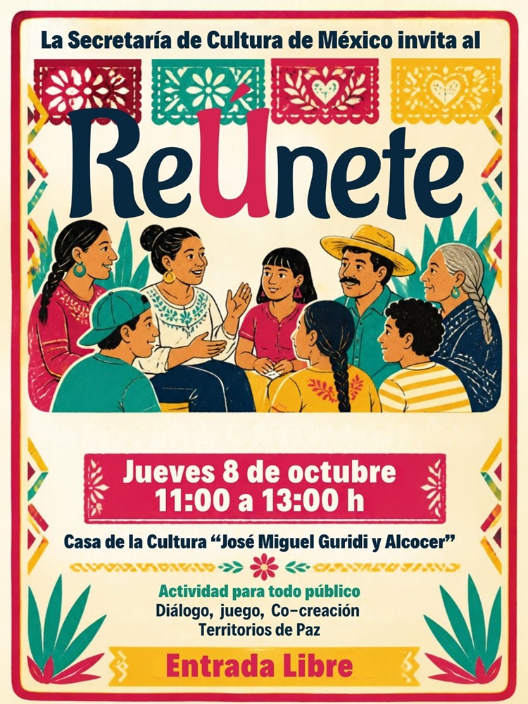 Este jueves 8 de octubre inicia ‘reúnete’ en la Casa de la Cultura de la capital con actividades gratuitas